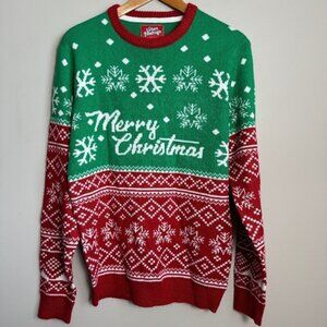 Urban Heritage Men's Classic Holiday Ugly Christmas Sweater Size Medium